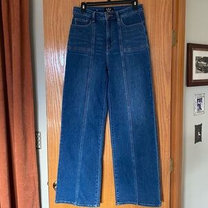 Women's Blue Flare & Wide Leg Jeans